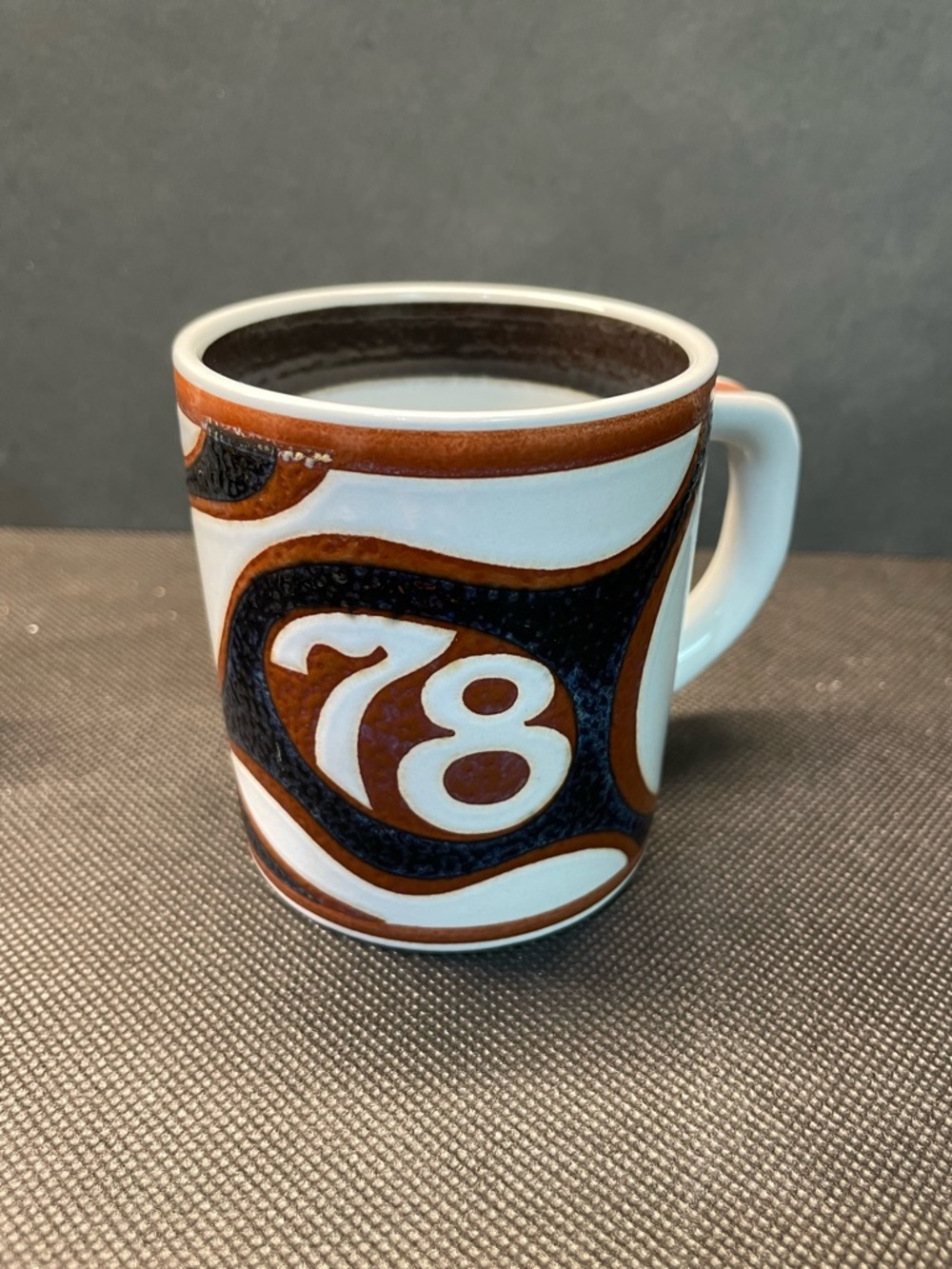 Vtg Royal Copenhagen Fajance Bo Kristiansen Design 1978 Mug HTF